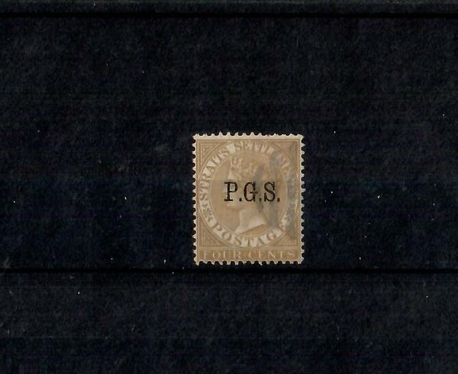 PERAK 4c P.G.S. USED