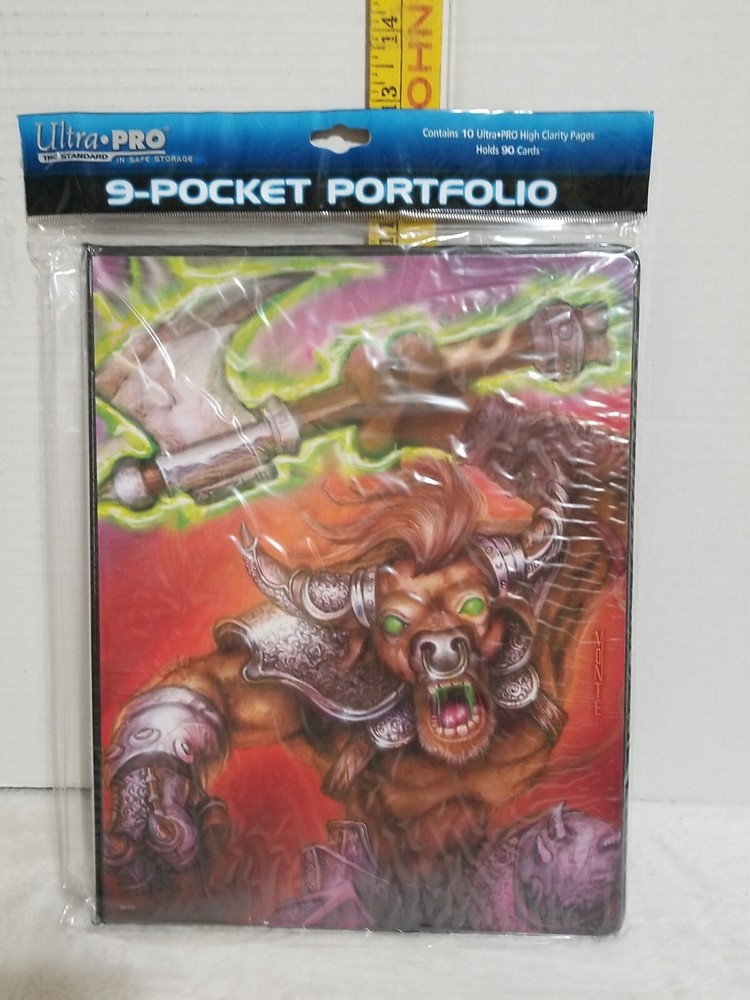 mtg magic hurloon minataur  binder 9 pocket