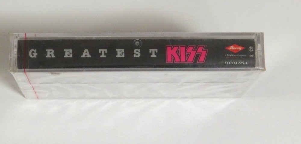 KISS GREATEST KISS SEALED CASSETTE WITH STICKER