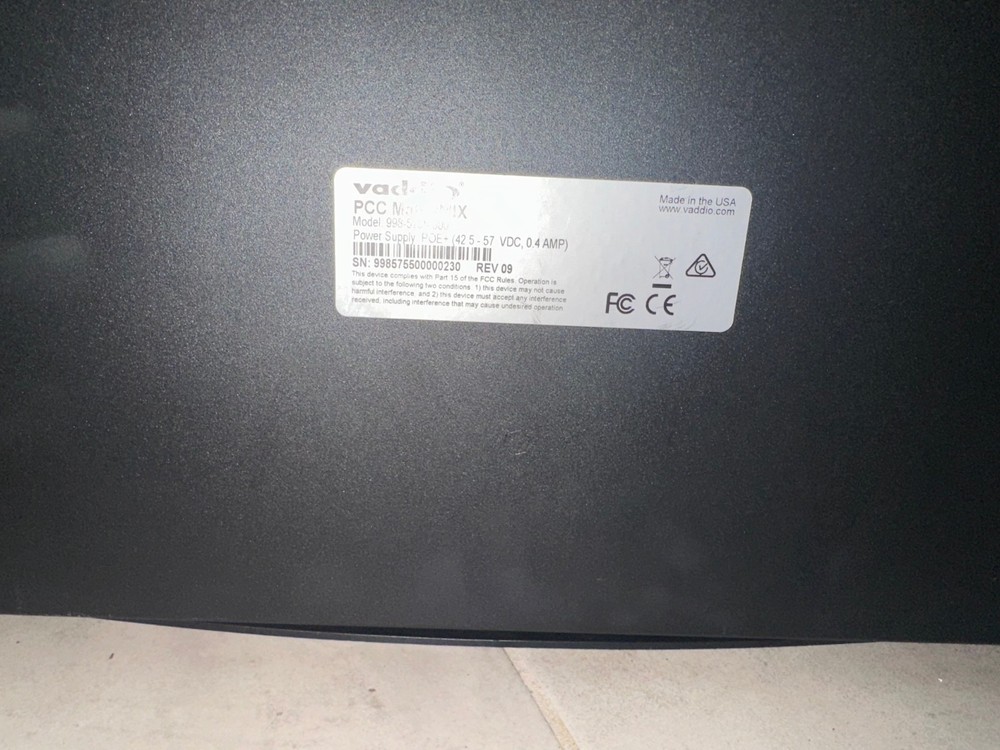 Vaddio PCC MatrixMIX Live Production Camera Controller