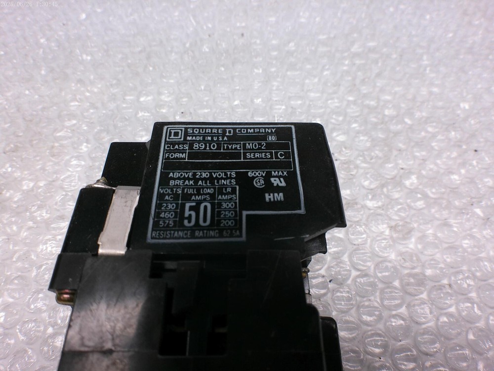 SQUARE D 8910MO-2 SER.C CONTACTOR 240V NSNP