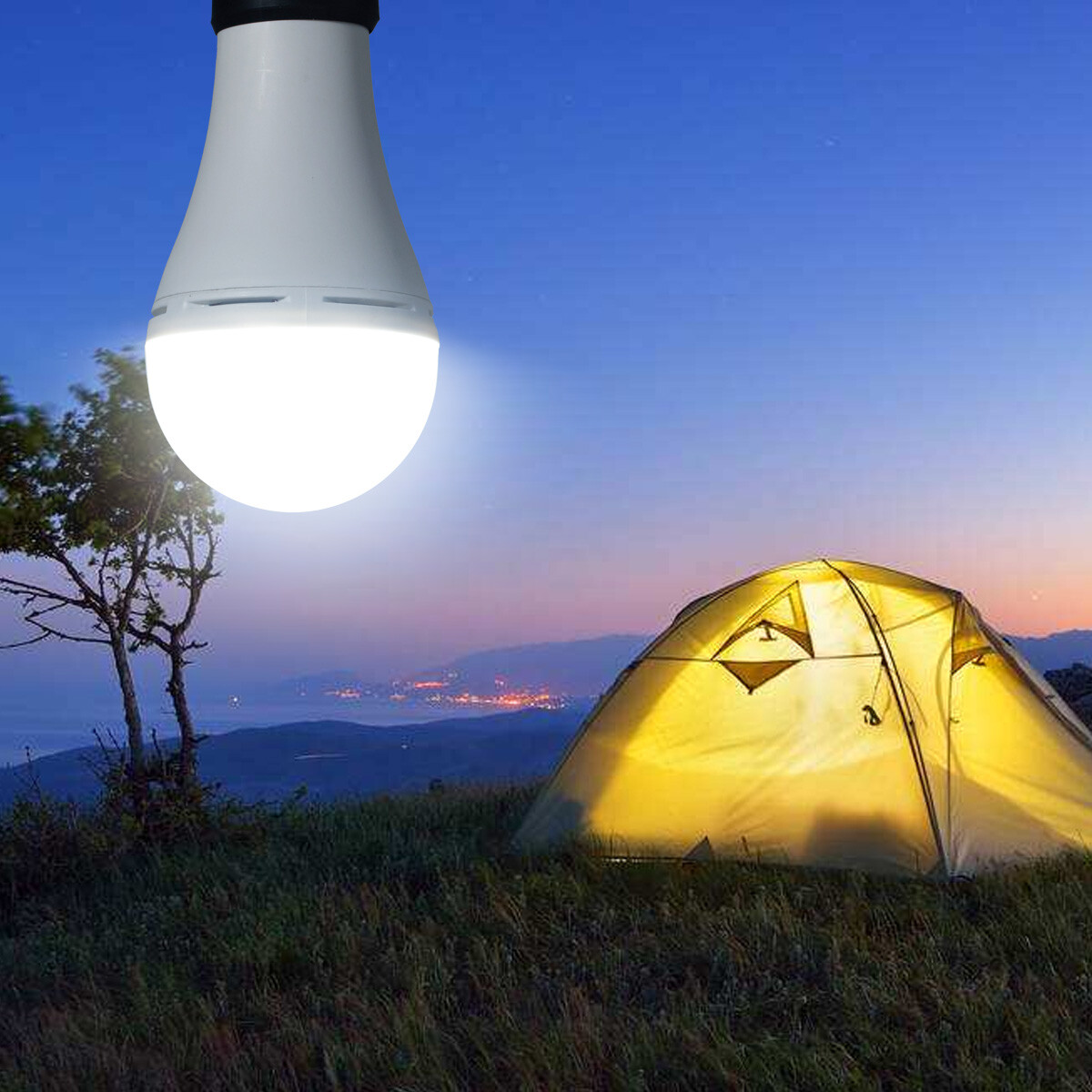 9W(60W) Led Bulb Rechargeable LED Light Bulbs with Battery backup Emergency