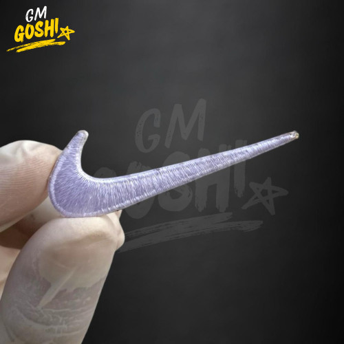 Swoosh 2.5" Embroidered Swoosh Iron On Multi Colors Embroidered Patches