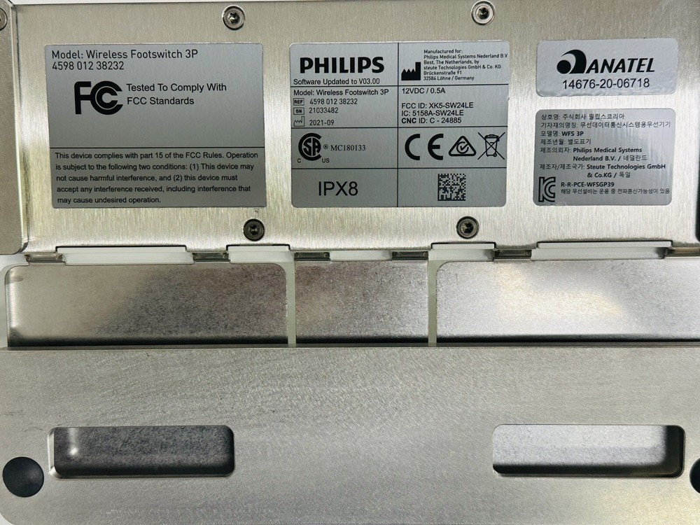 2021 Philips Wireless Footswitch 3P , REF 4598-012-38232