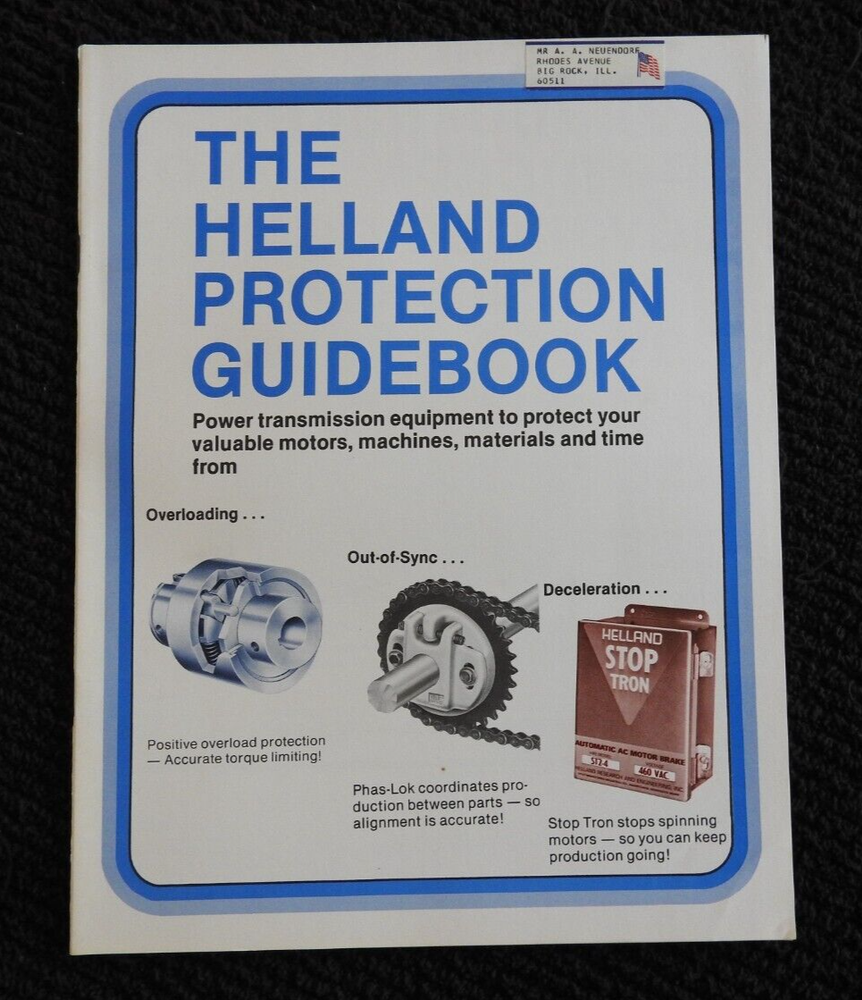 1979 Helland Research & Engineering Inc "Protection Guidebook" Minnetonka MN
