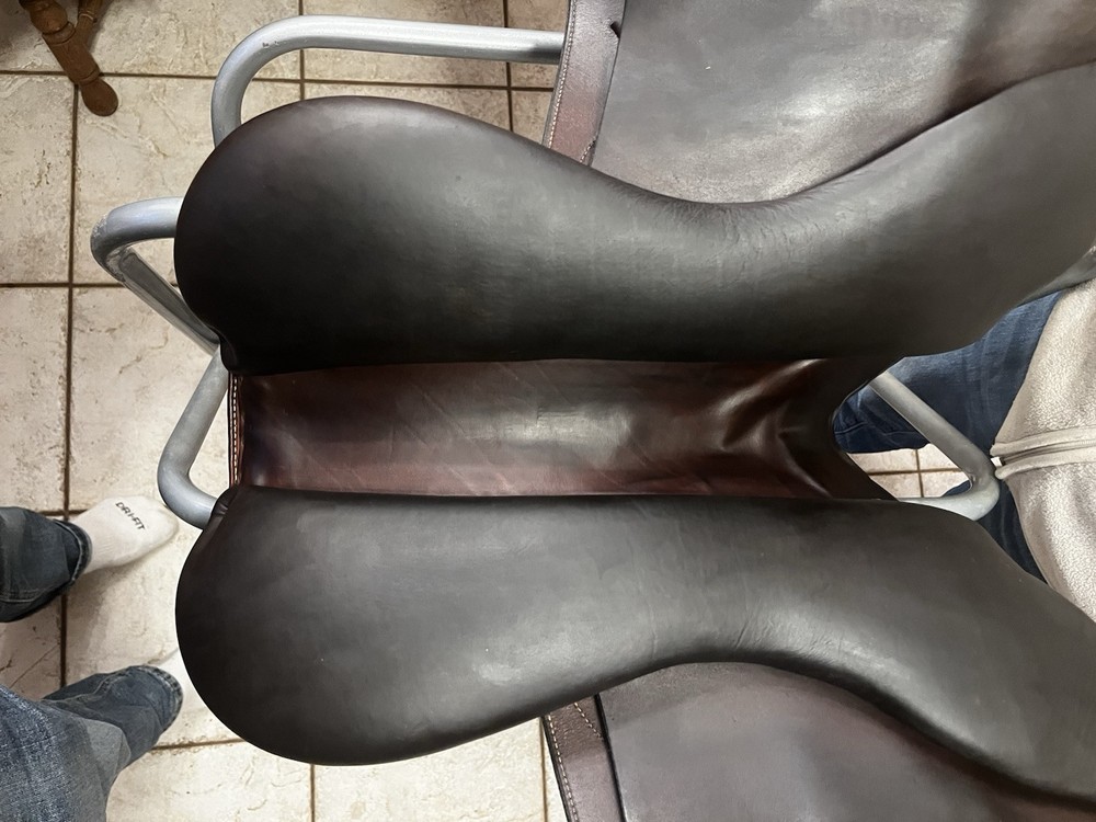 BEVAL SADDLE - 17” - MEDIUM TREE - TREE AND LEATHER IN PERFECT CONDITION!