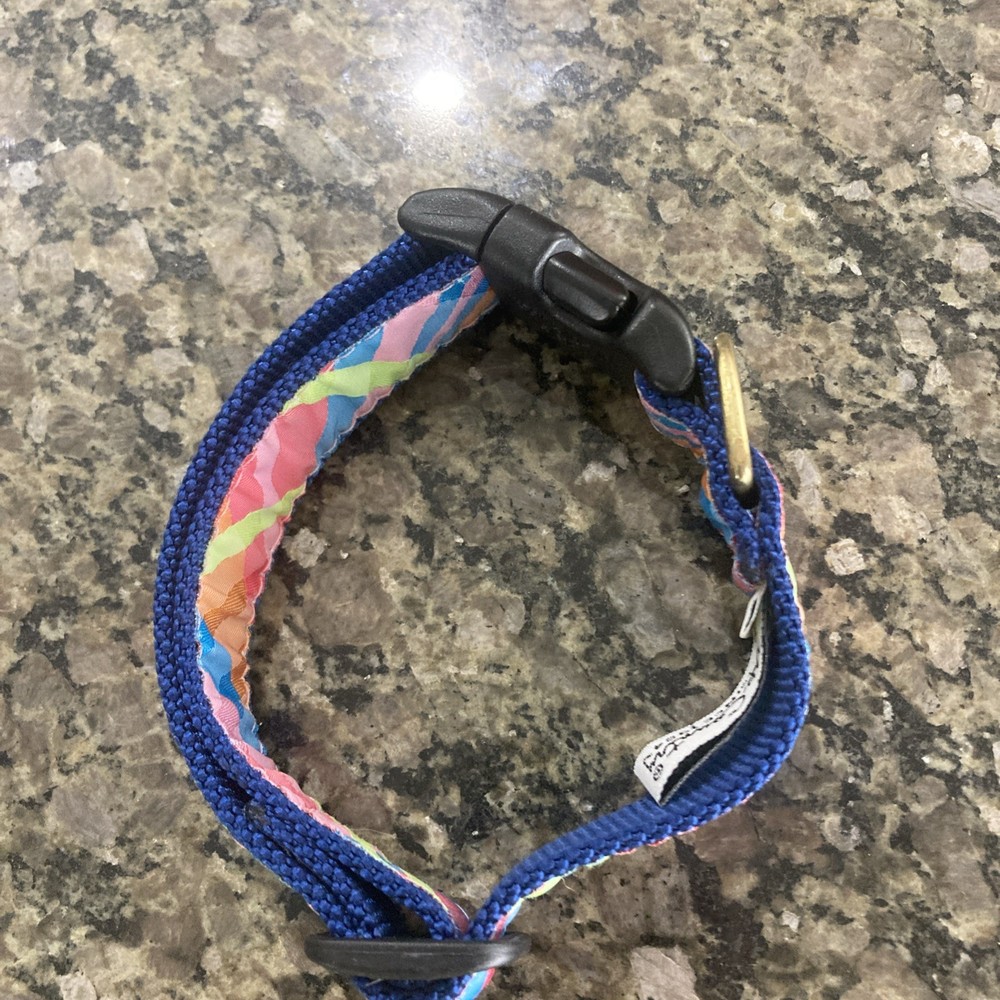 Up Country Dog Collar or Leash Multicolor Pattern Size Medium