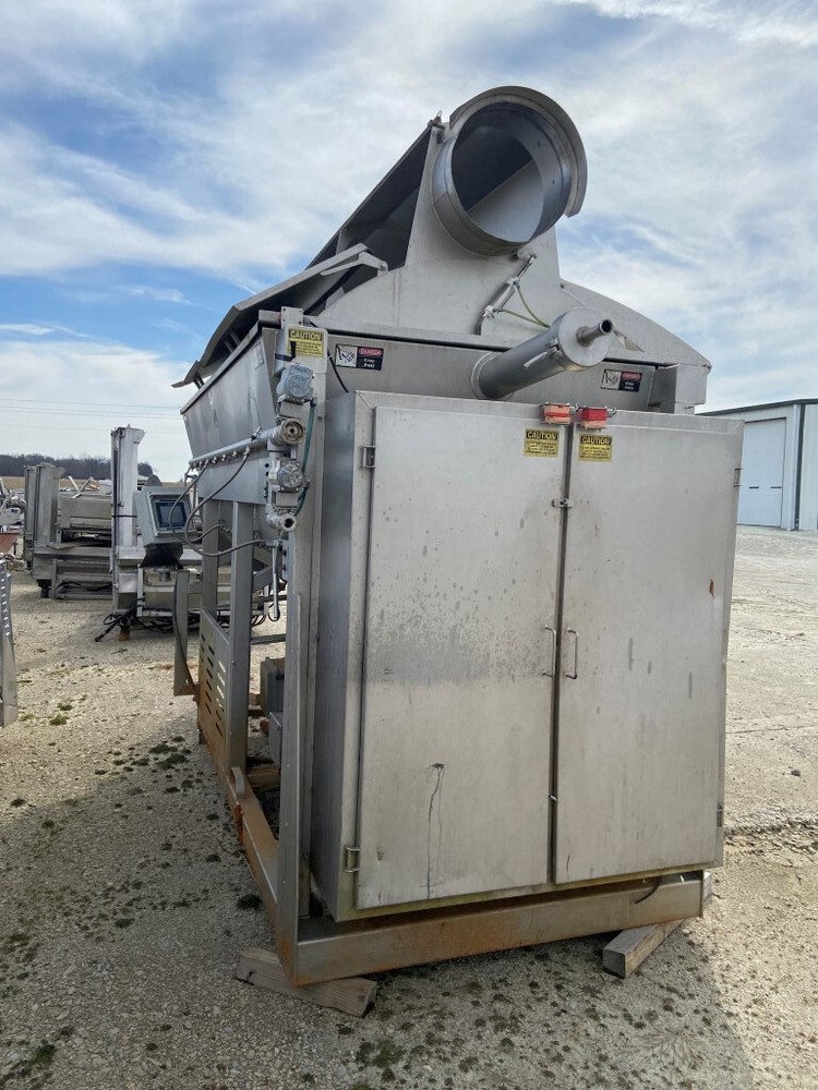 FPEC Model 814 intermeshing Vacuum C02 paddle blender, 6000 lbs. capacity