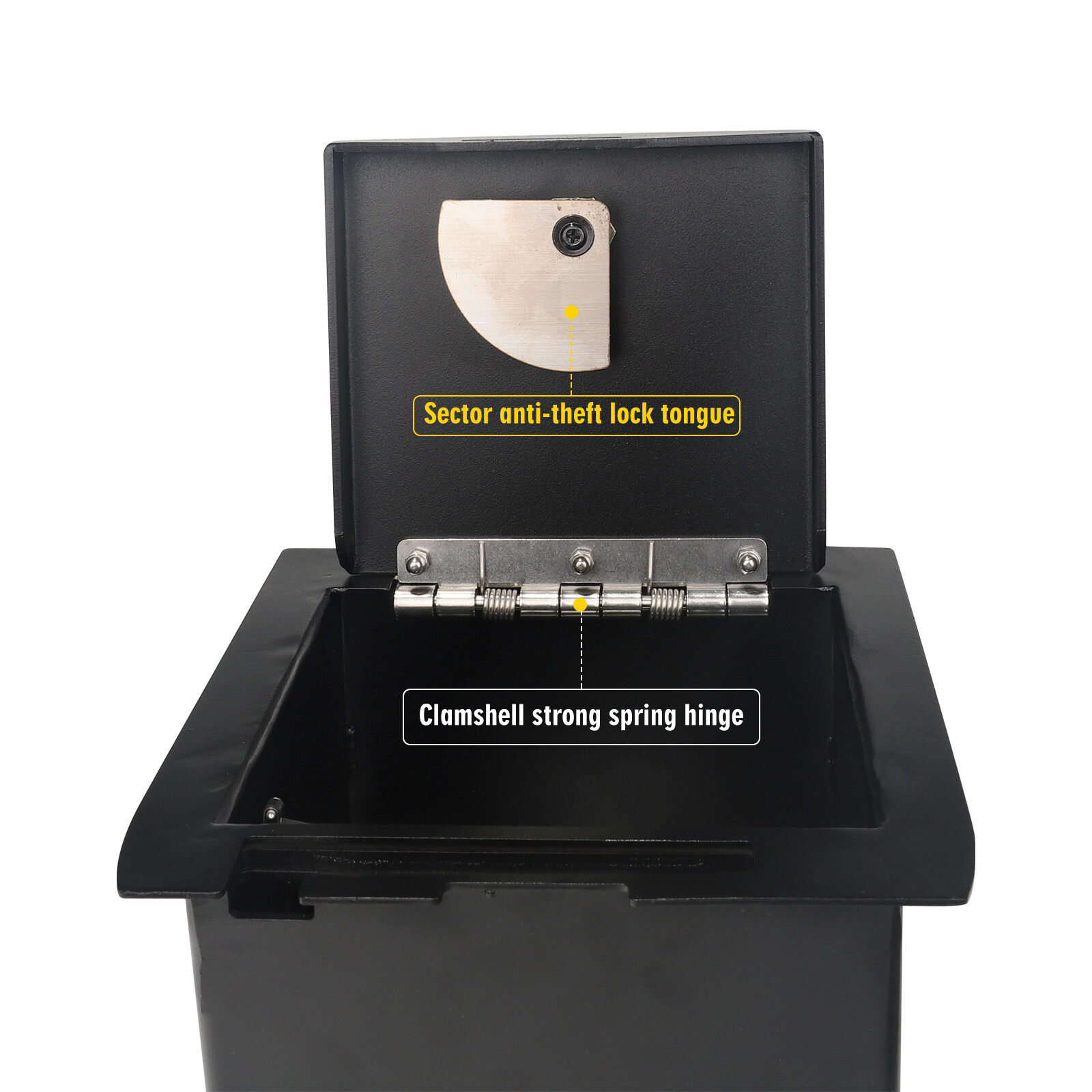 For Toyota Tacoma 2016-2023 Center Console Gun Safe Storage Box Vault & LED