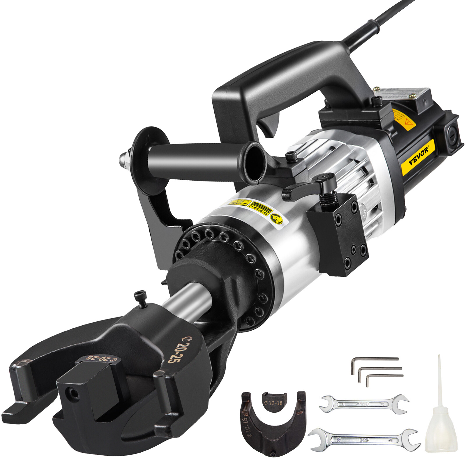 VEVOR 1500W Electric Rebar Bender 1" 25mm #8 Hydraulic Portable Rebar Bending