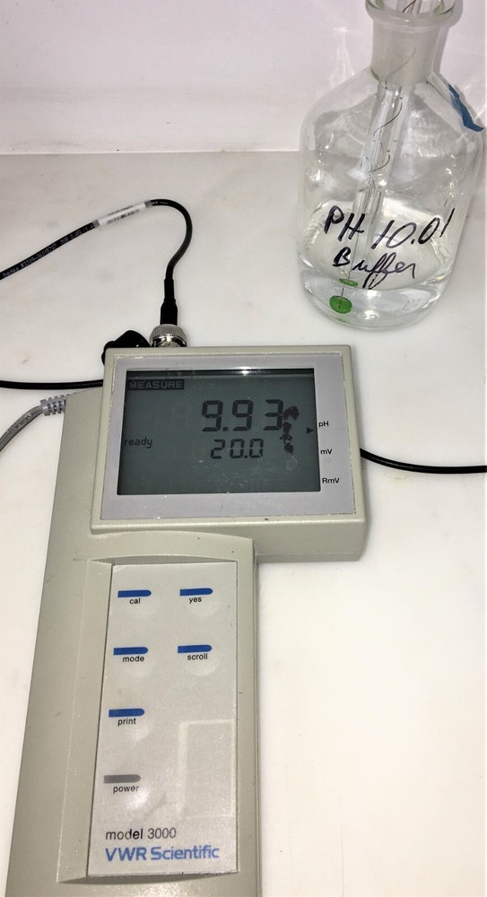 VWR 3000 Portable pH Meter with New Electrode