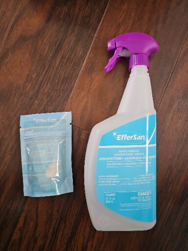 Effersan Multi purpose disinfecting/sanitizing 4 Tablets  EPA Req No.66570-2