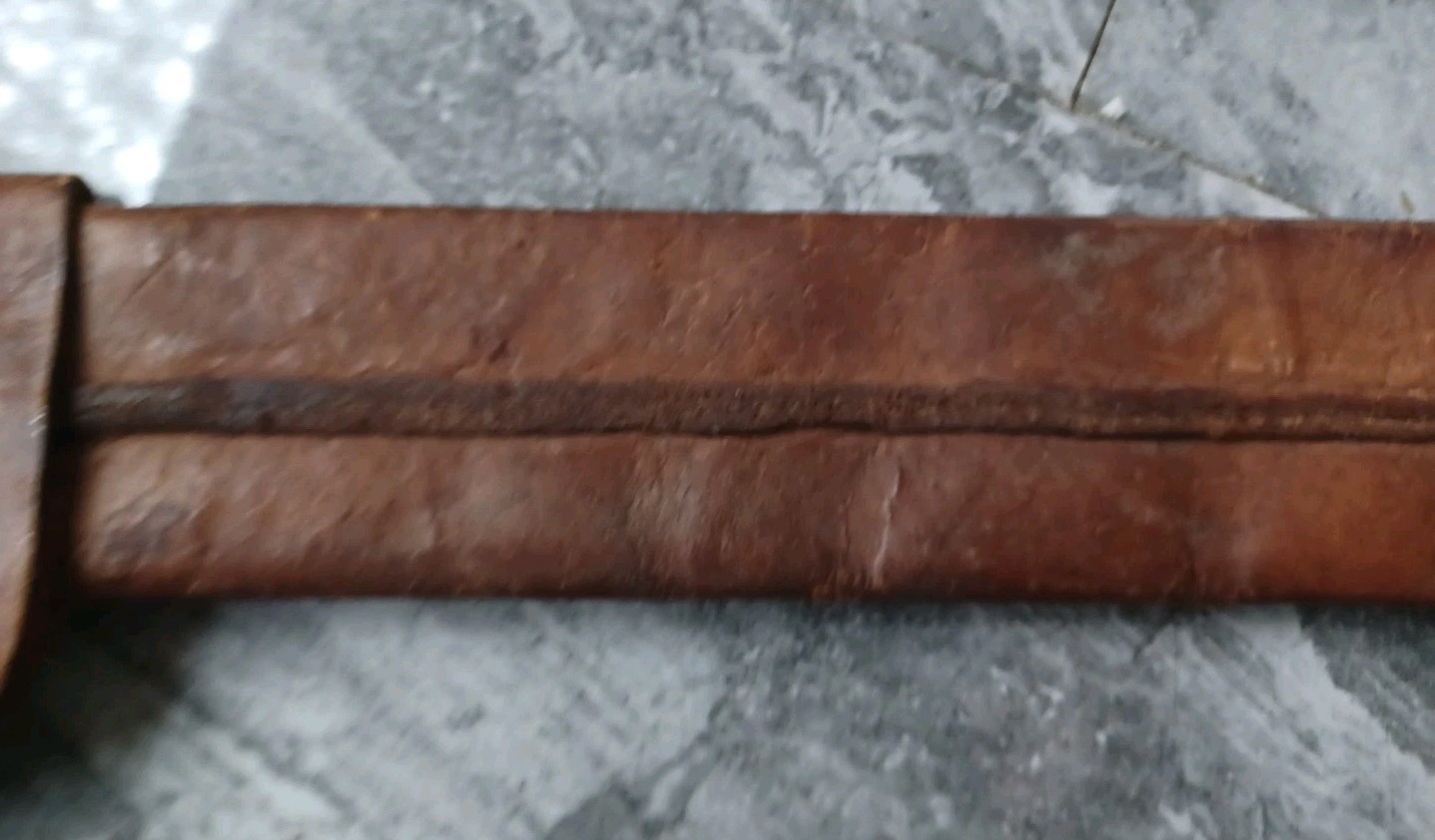 Antique Spanish Guerrero de la Costa short sword with scabbard