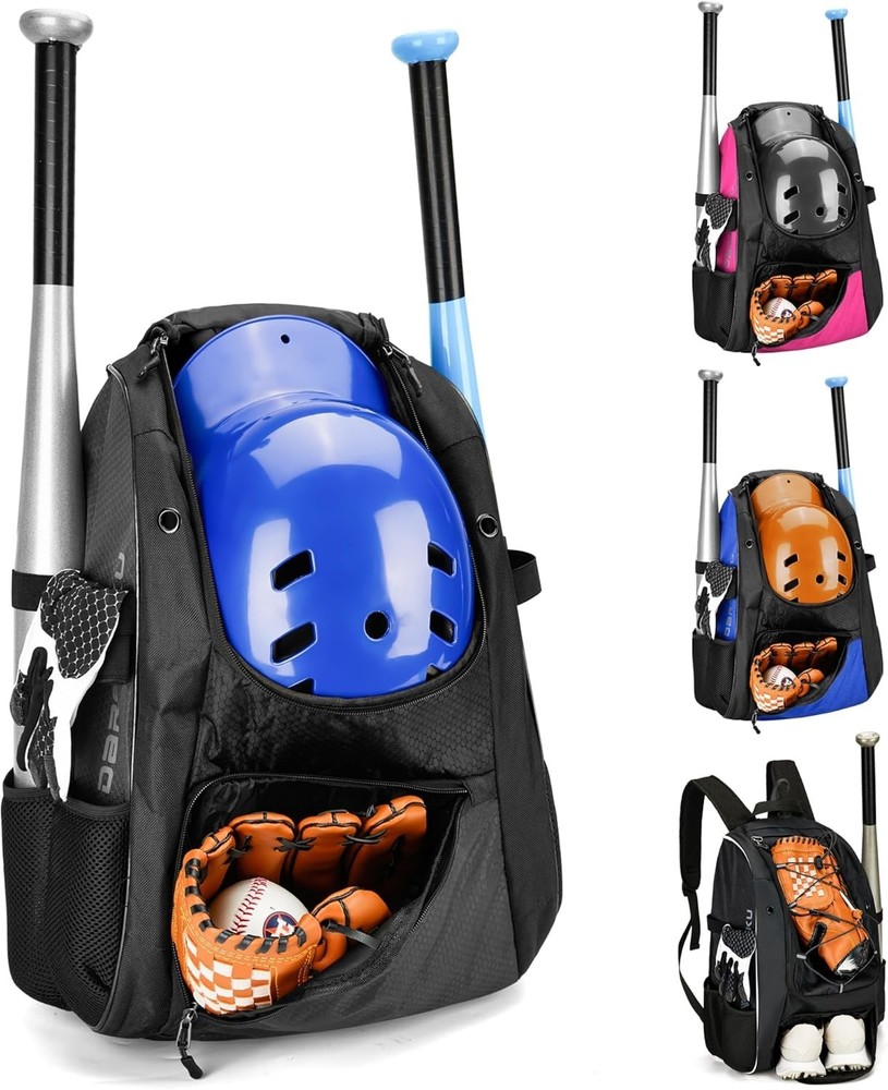 Durable Youth Baseball Backpack with Adjustable Straps and 18L Capacity