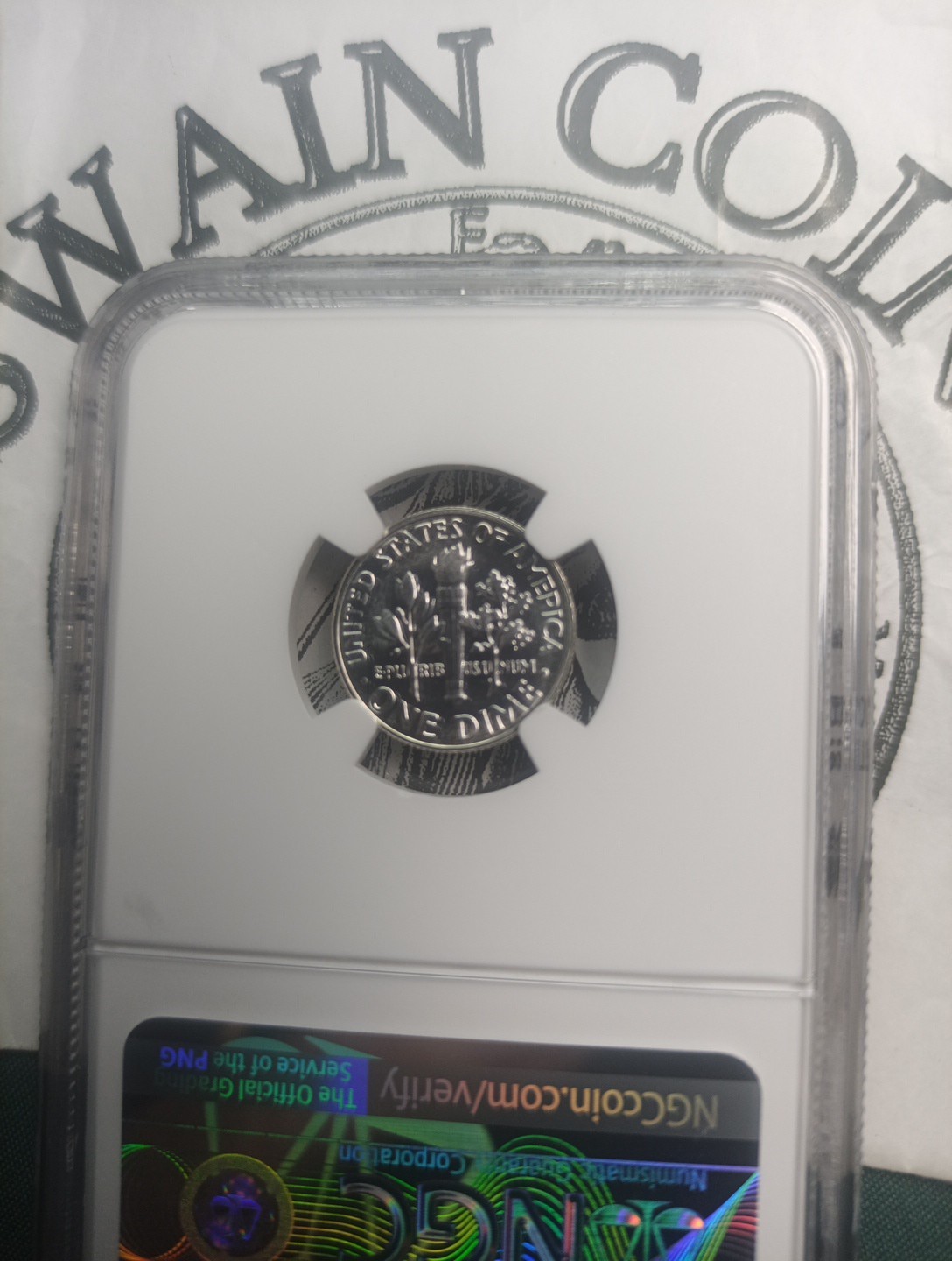 1955 10C Roosevelt Dime NGC PF 69 CAMEO E100