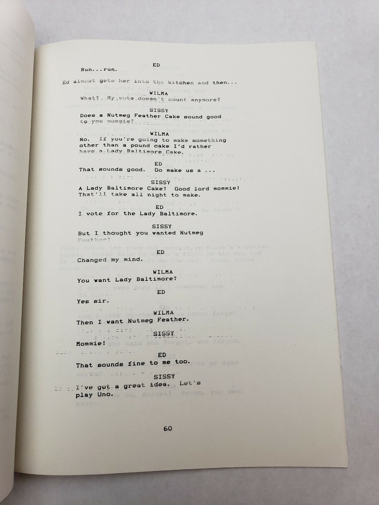FALLING FOR YOU...AGAIN / Allen Posten, 1990 Unproduced Movie Script Screenplay