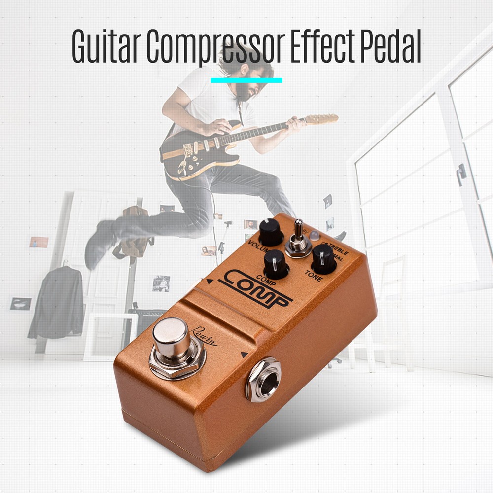 Compressor Guitar Effect Pedal True Bypass Normal 2 Modes Y9M1