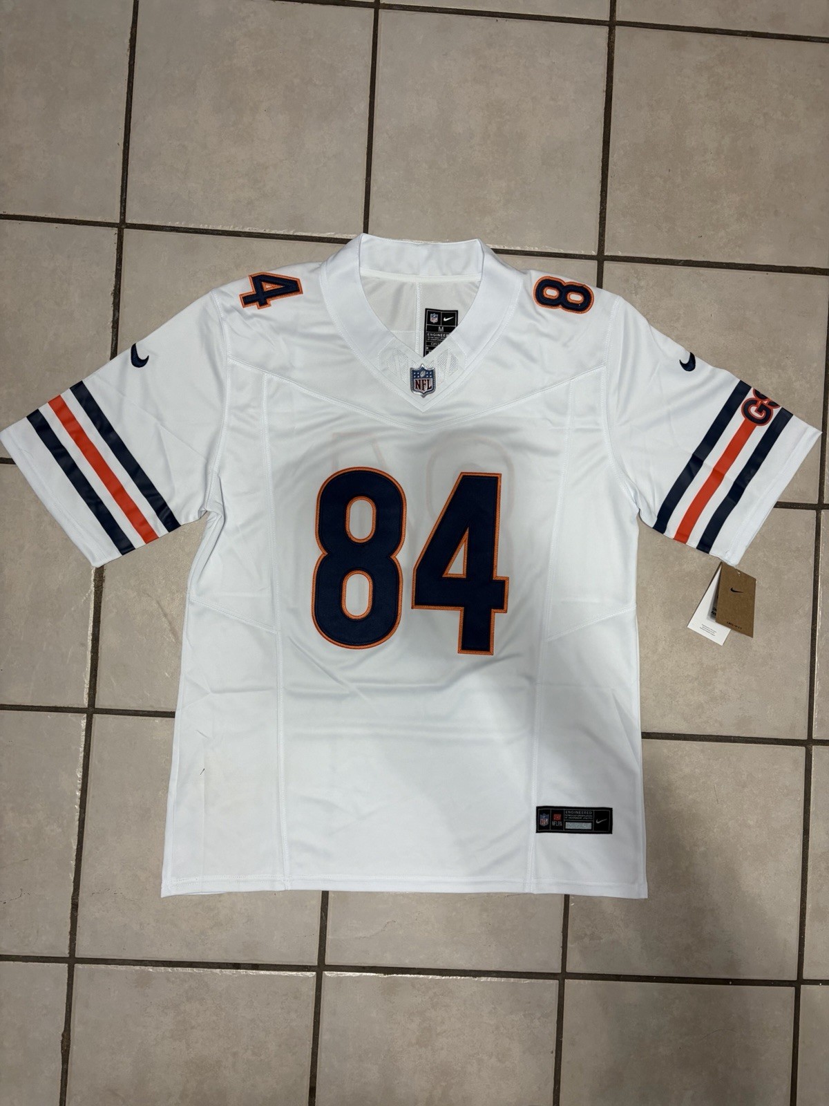 #84 Loveland Away White Stitched Jersey