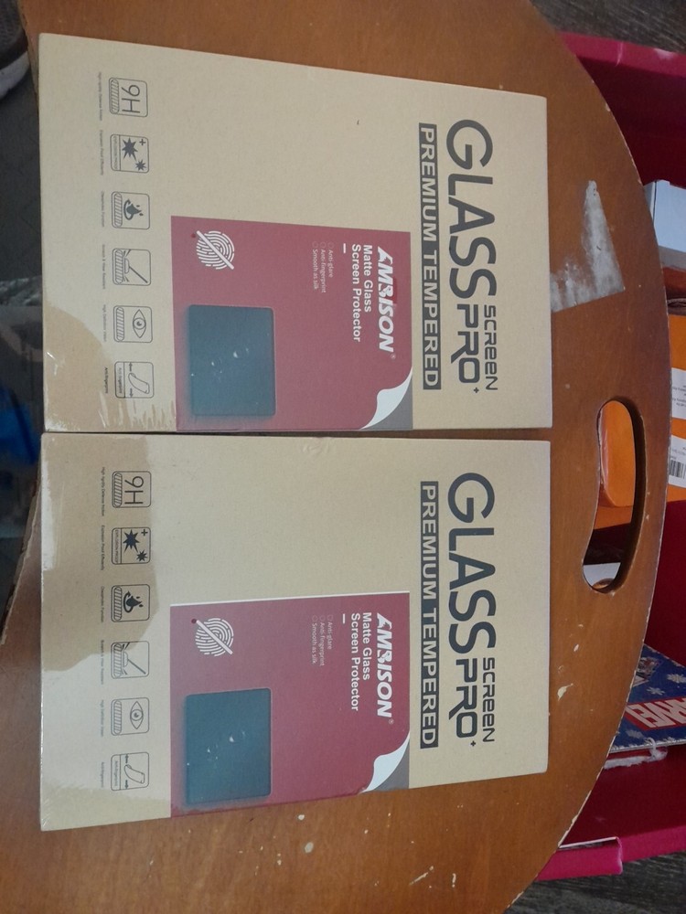 (2-Pk) Ambison Matte Glass Screen Protector Tablet S9 Model
