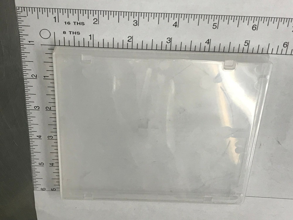 DVD Case Shatterproof Soft Plastic, empty, Lot of 4