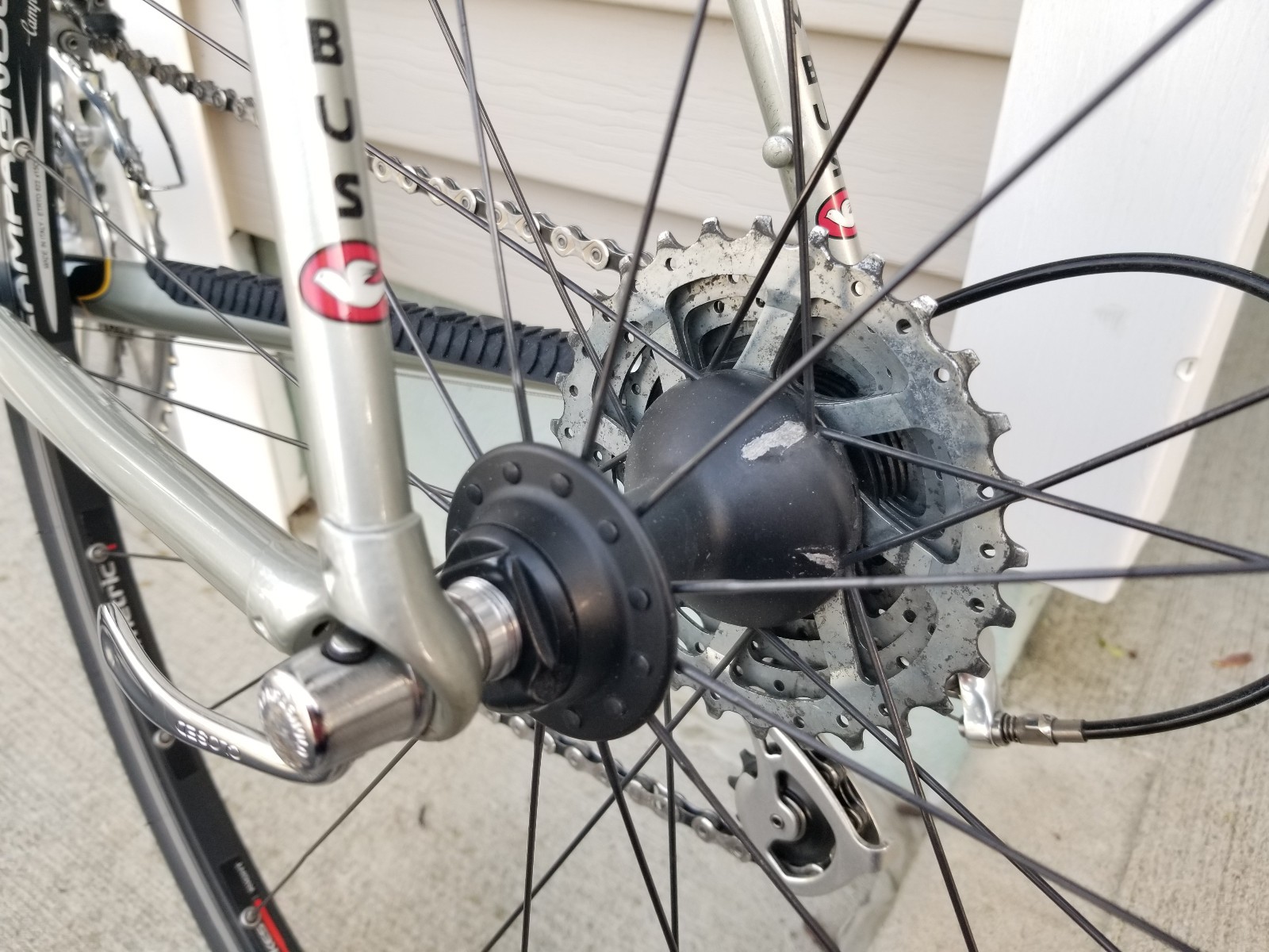 2003 Raleigh Professional, 56cm Columbus Steel Frame, Campagnolo Chorus Group