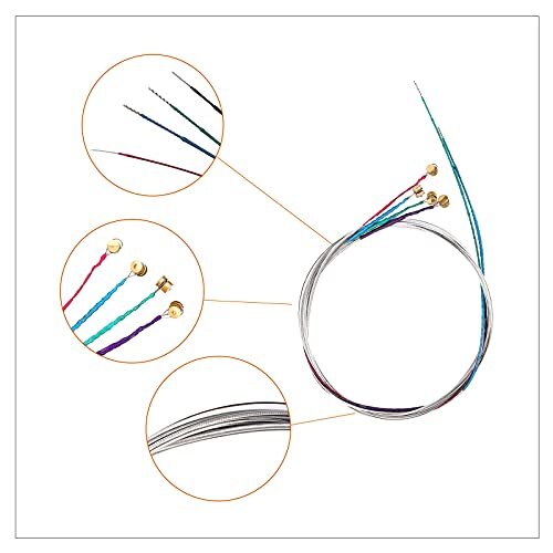 4/4 Violin String Replacement Set GDAE for Violin Instruments, 16 Pcs