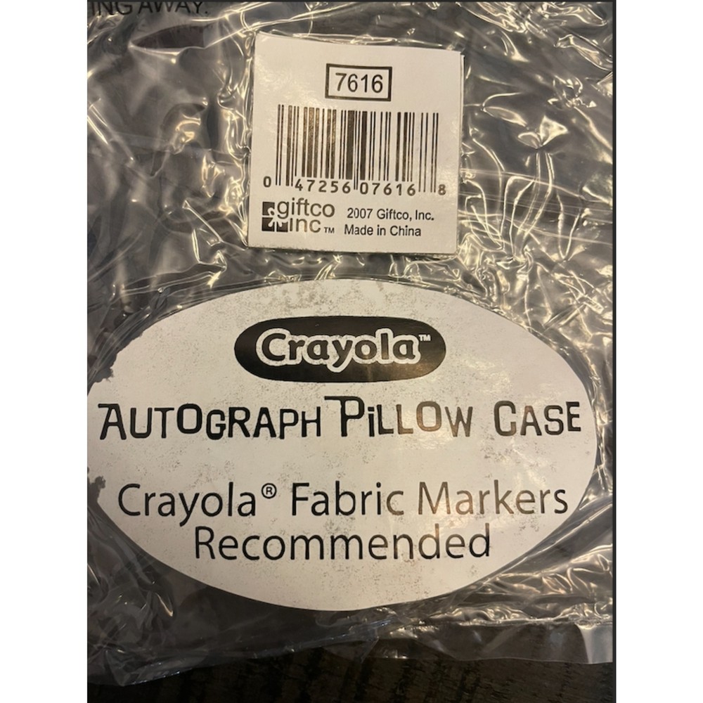 Crayola Autograph Party Pillow Case