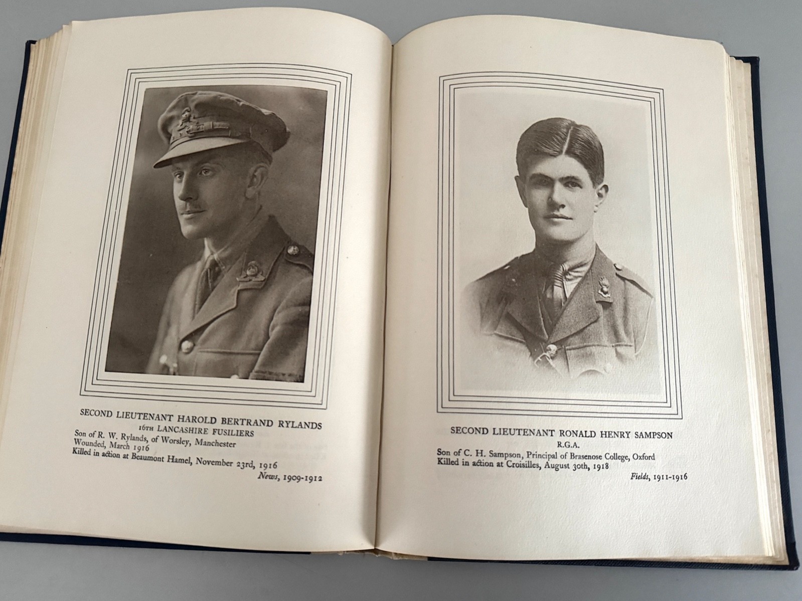 The Lancing Roll of Honour 1914-19. First Ed, 1924. School War Memorials. RARE