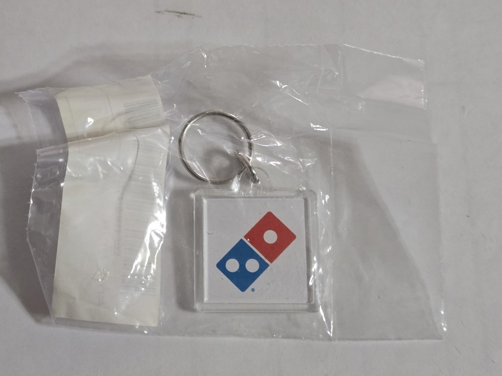Domino's Pizza Logo Keychain