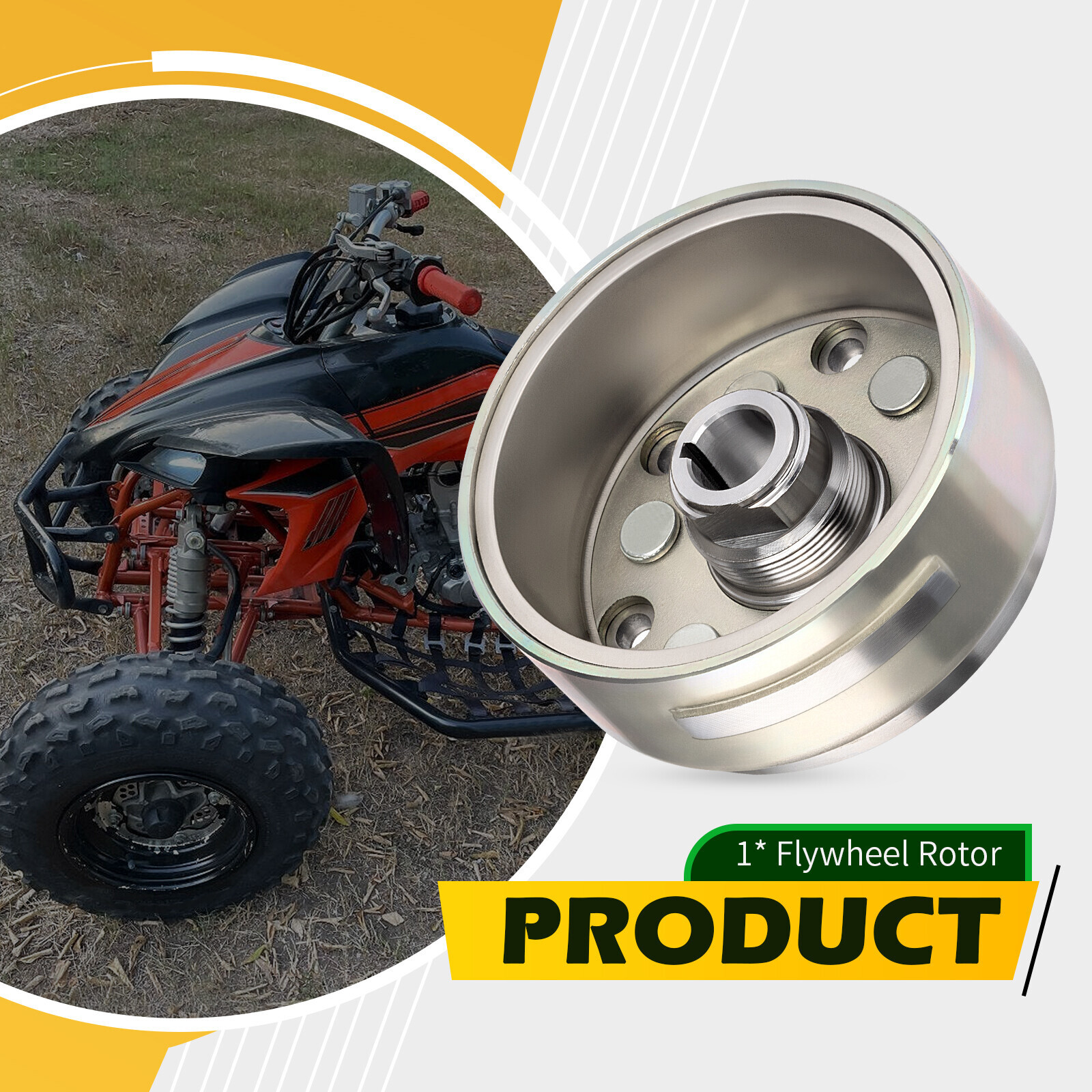 Flywheel for Yamaha YFZ 450 2004-2009 2012 2013 5TG-81450-00-00 5TG-81450-01-00