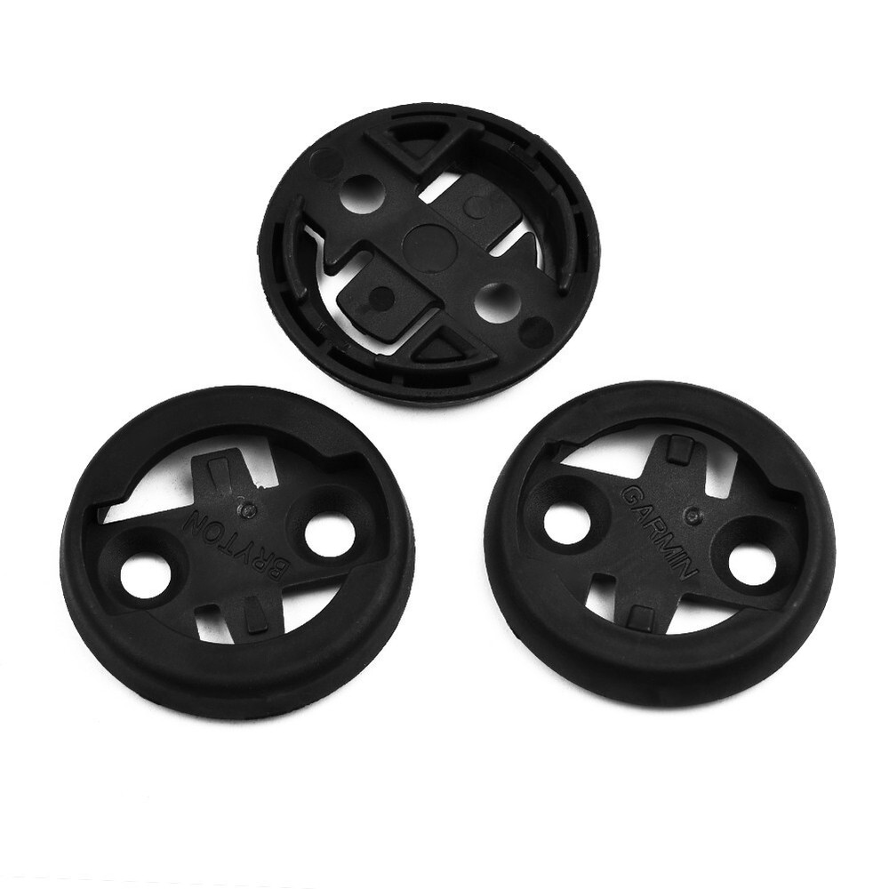 Black Bicycle Odometer Mount for Garmin Replaceable Base Easy to Install