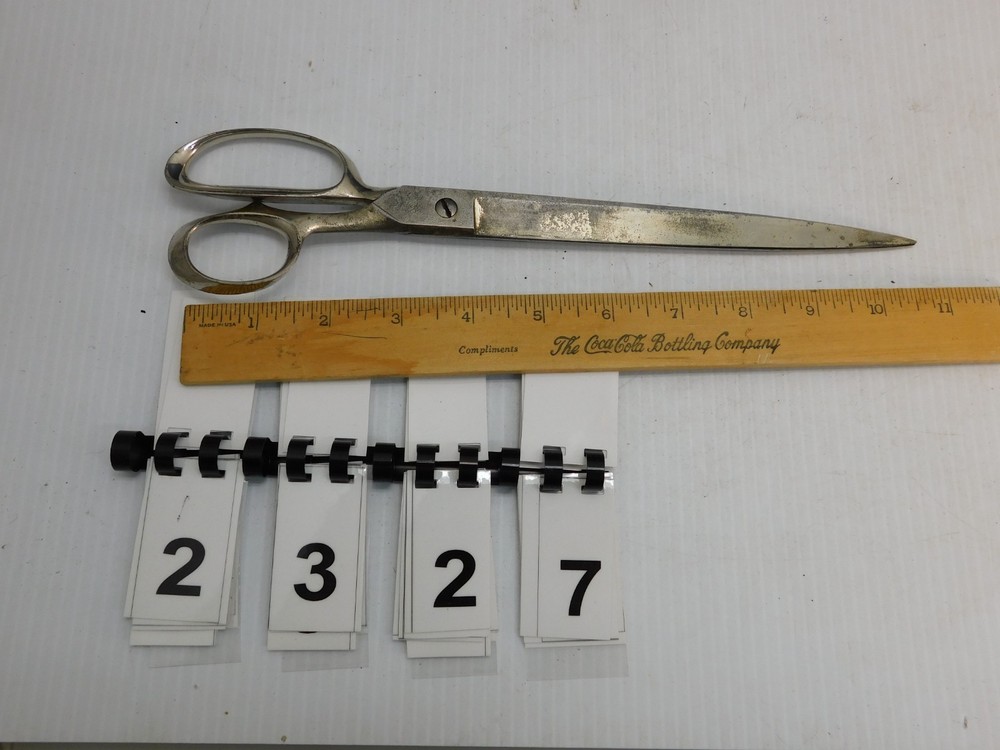 Vintage Heckels 12" Scissors, sewing scissors