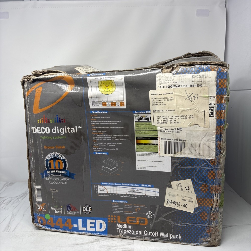 Deco Medium Trapezoidal Cut-Off Wall PackD444-LED