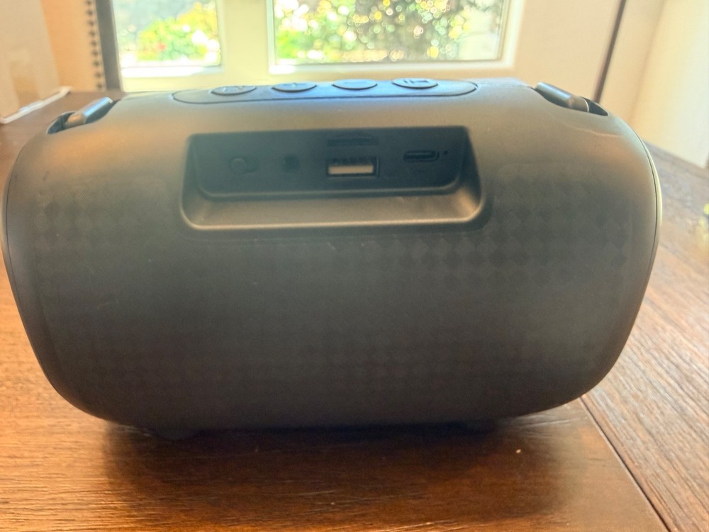 Flame Light Boombox Black Model M10