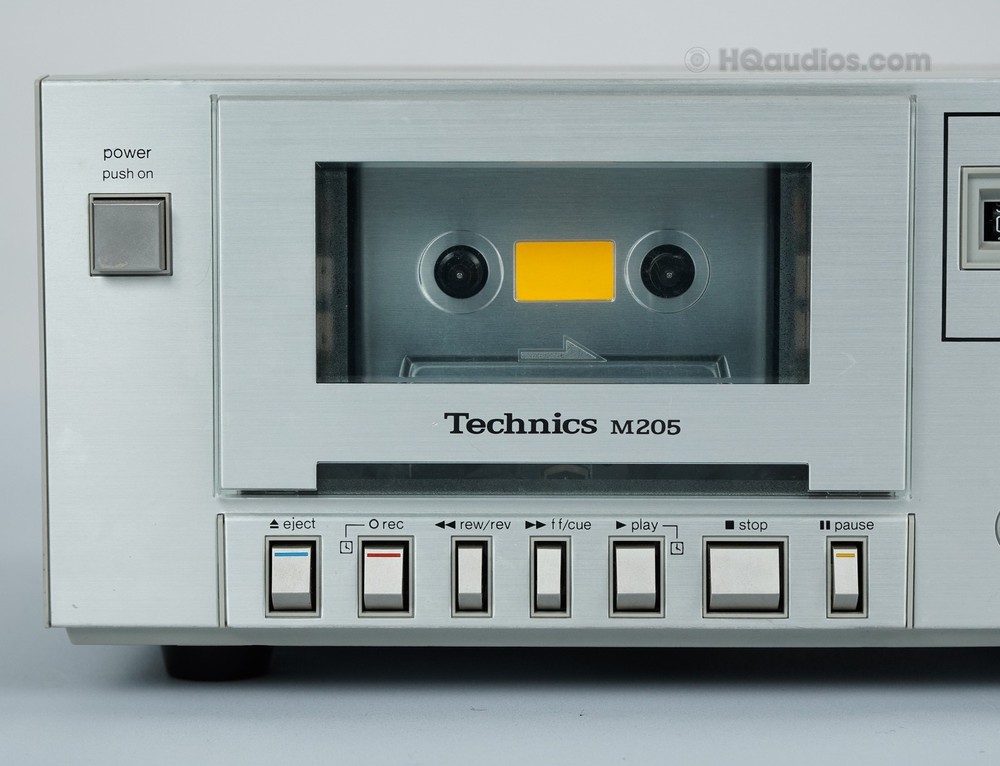 Technics M205 Stereo Cassette Deck – Fully Serviced & Restored – 1-Year WRT