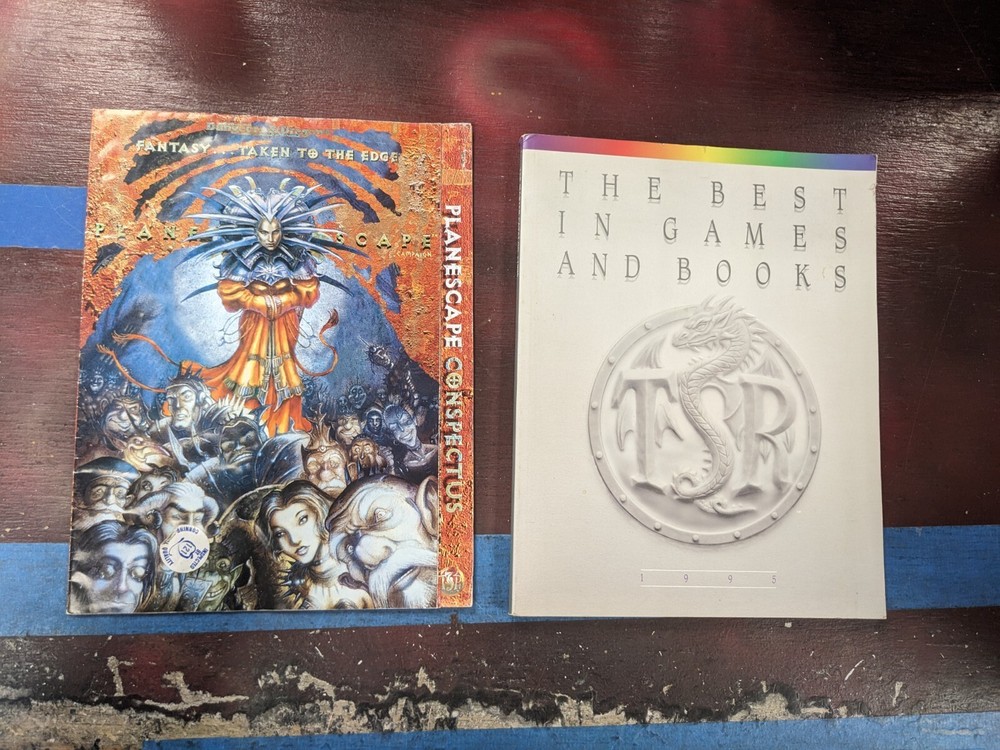 TSR Master Catalog 1995 W/ Planescape Conspectus