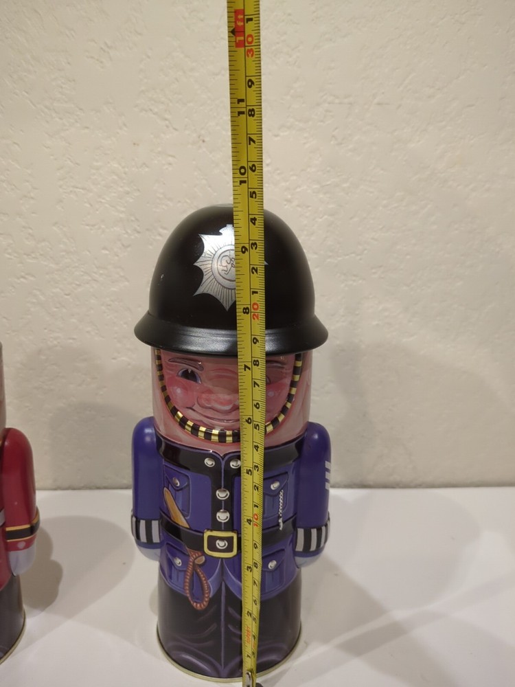 2 EMPTY Collectable Tin Container Display