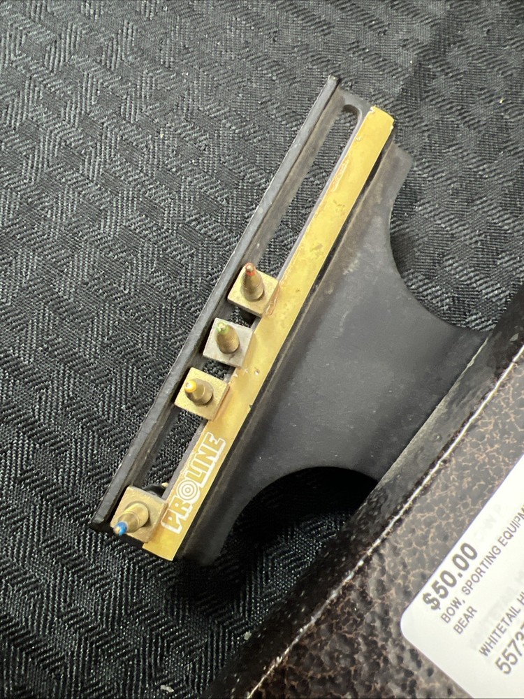 Bear Whitetail Hunter Compound Bow Takedown -Brown Riser Limbs -Proline Sight