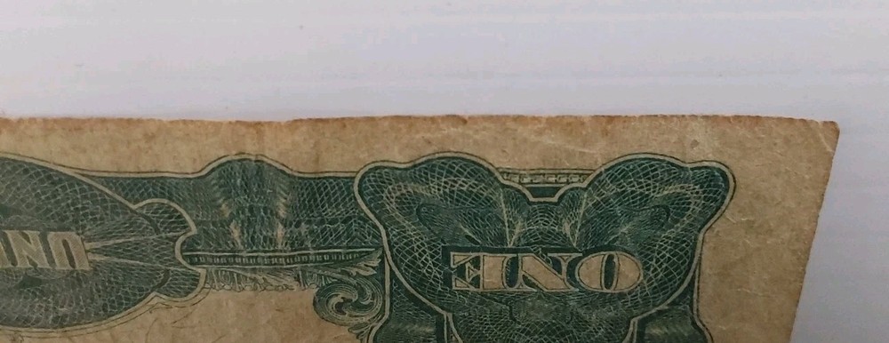 1899 1$ Black Eagle Silver Certificate - Serial# M12110321A (CIRCULATED)