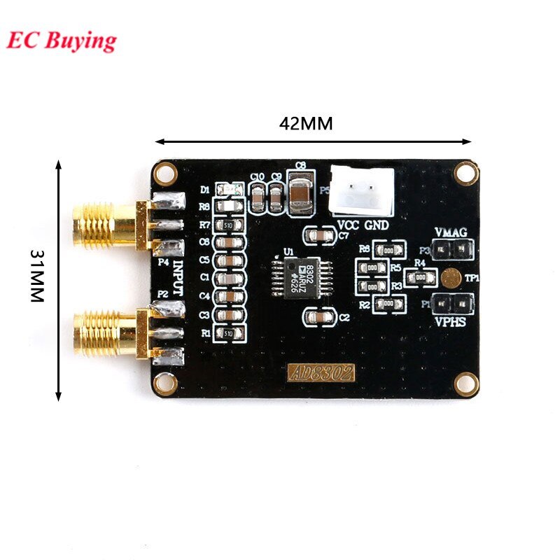 AD8302 Amplitude Phase Detection Module Broadband Logarithmic Log Amplifier