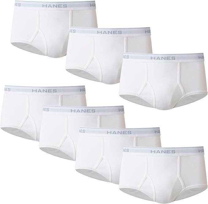 Hanes White Briefs 8-Pack