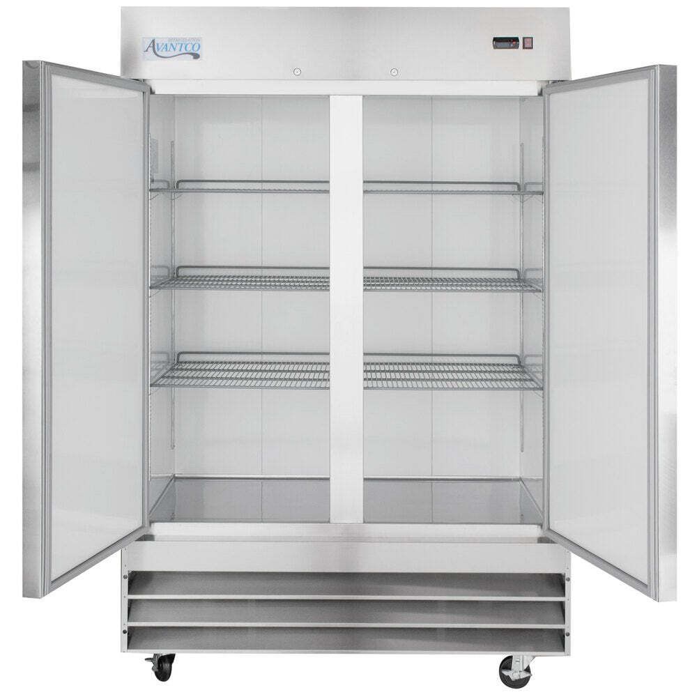 54" Solid Door Reach-In Refrigerator