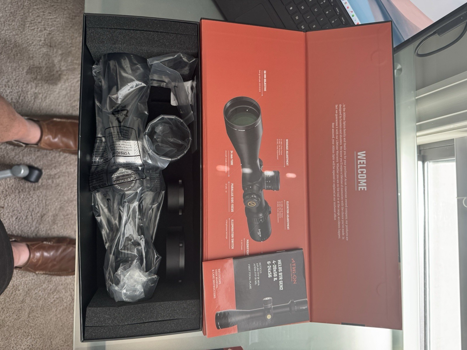 Athlon Optics Helos BTR GEN2 6-24x56mm Rifle Scope - 214114