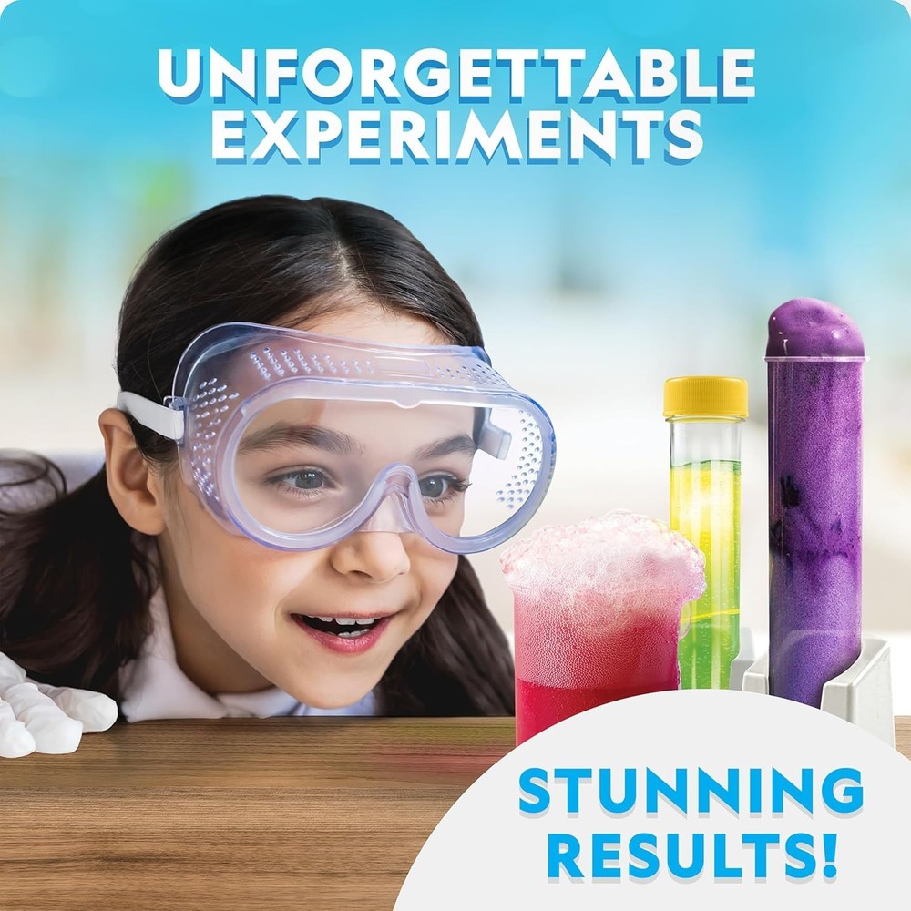 Blue Marble Stunning Chemistry Set - Mega Science Kit with 45 Easy Experiment...