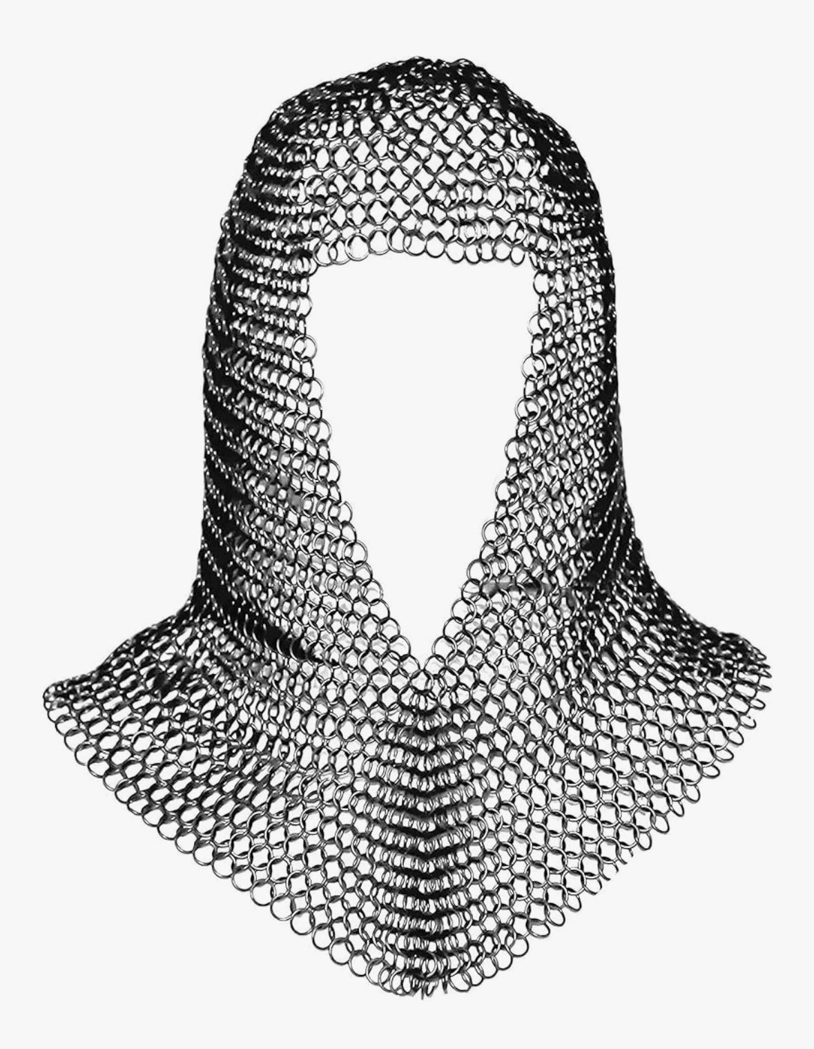 Chainmail Shirt And Chainmail Hood Medieval Knight Armor Renaissance Costume