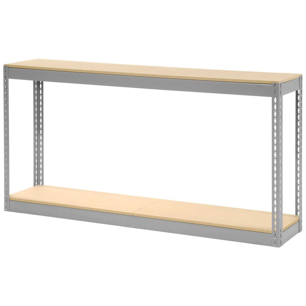 Record Storage Rack Without Boxes 72"W x 15"D x 36"H Gray