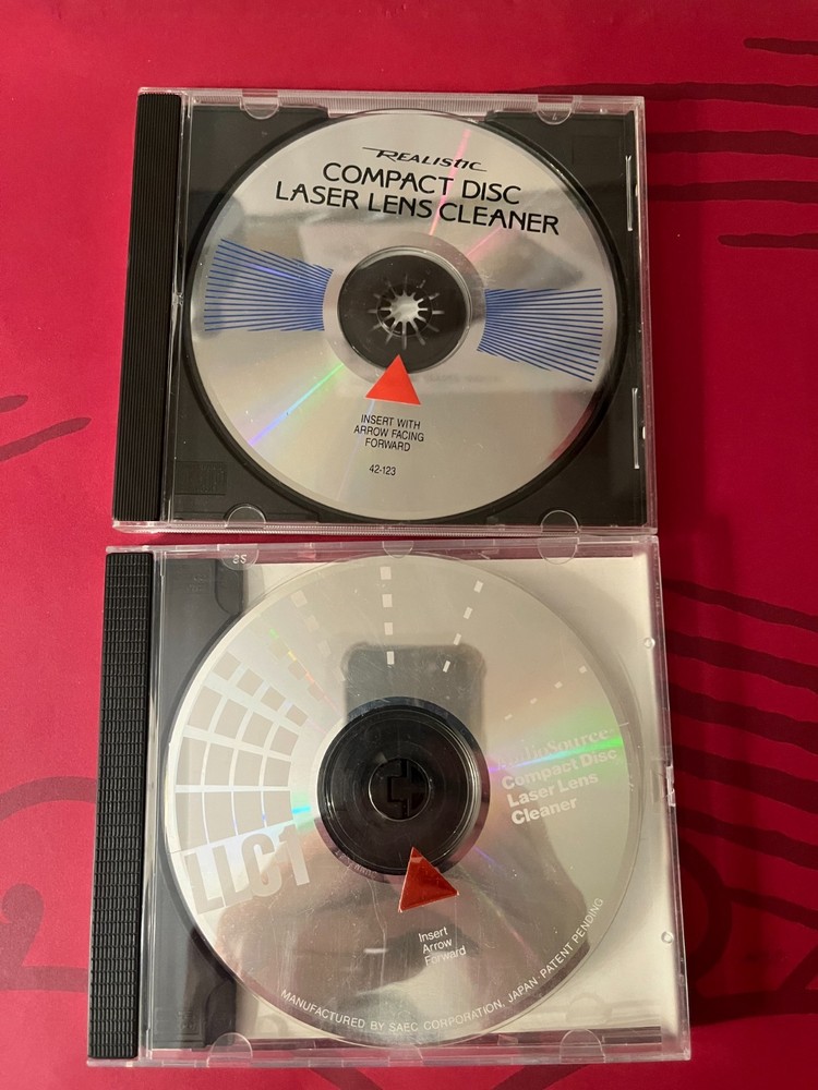 2-Pack Compact Disc Laser Lens Cleaners