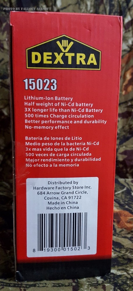 DeXTRA 12 Volt Impact Driver Compact High Performance Electric Li-Ion Battery