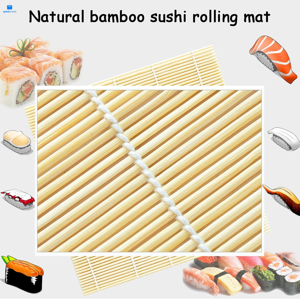 Wtpncil Bamboo Sushi Rolling Mat, Roller, Maker, 8.26-2,
