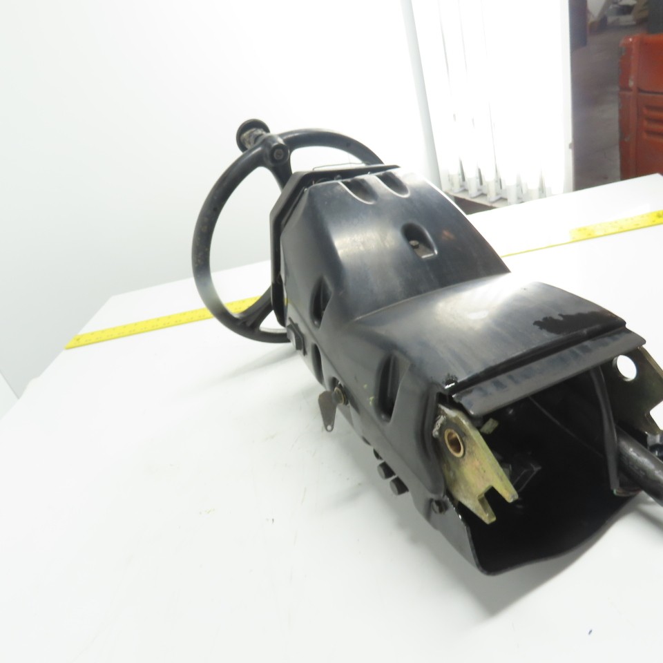 Caterpillar E5000 Forklift Steering Column Assembly W/Steering Wheel and Display